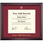 Texas A&M School Color Traditional Diploma Frame